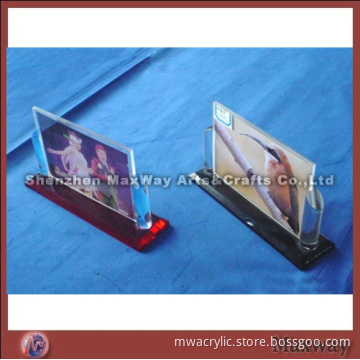 Square 4"*6" Freestanding Acrylic Picture Frame Sign Holder